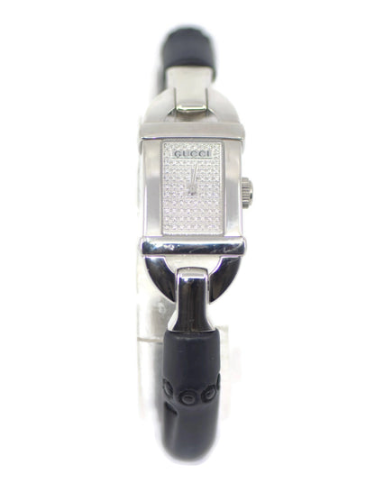 Gucci Diamond Stainless Steel Bangle Watch 6800L