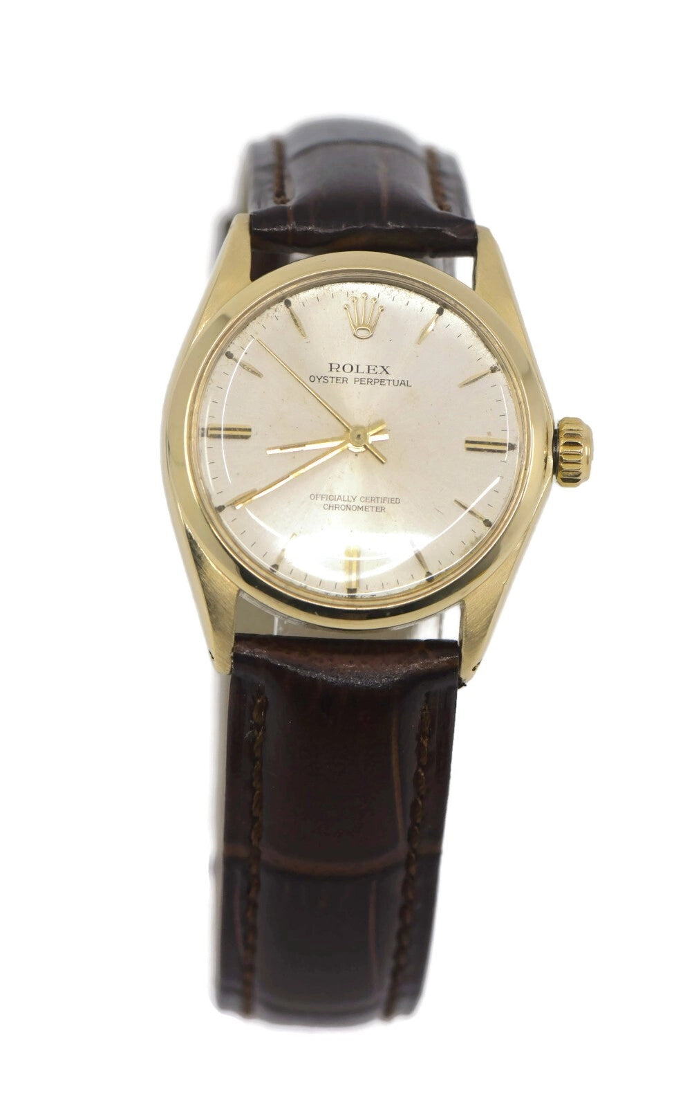 Rolex Oyster Perpetual 14K Yellow Gold Watch 6551
