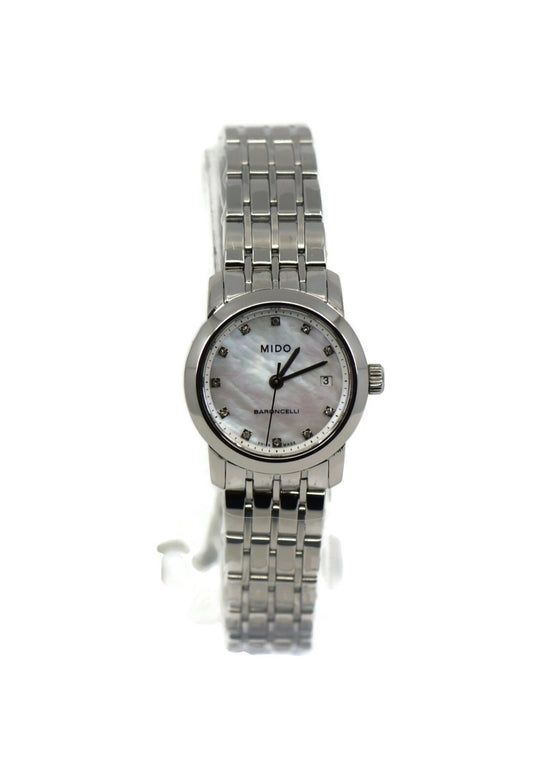 Mido Baroncelli Diamond Stainless Steel Watch M3491.4.69.1
