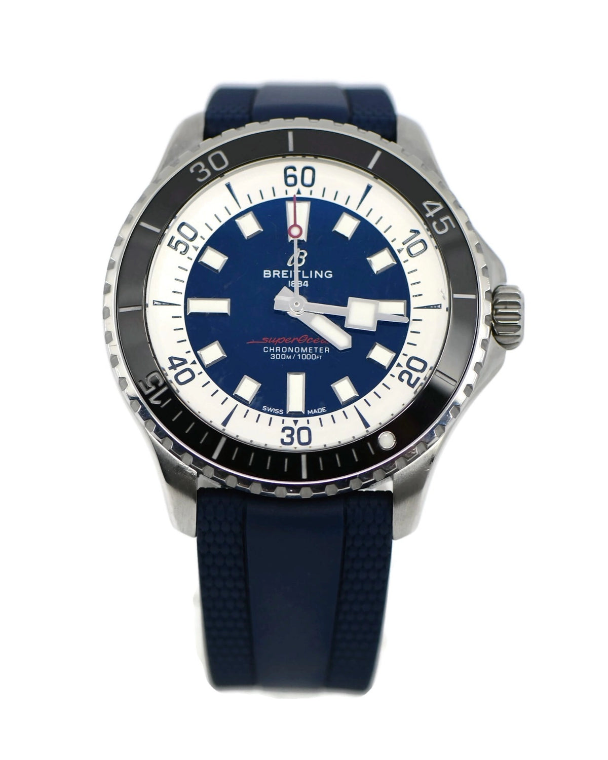 Bretling Superocean Stainless Steel Watch A17376
