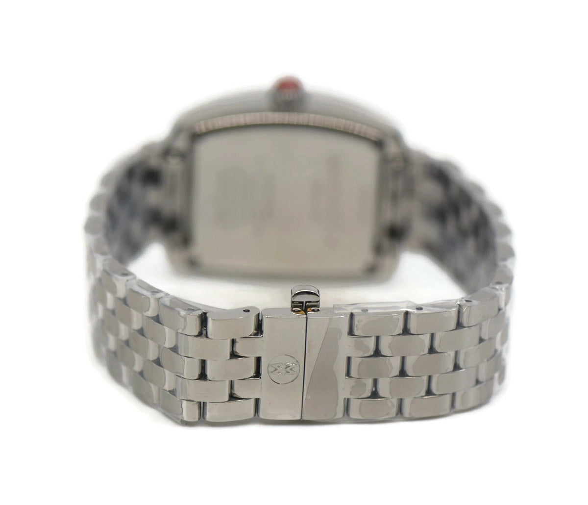 Michele Diamond Stainless Steel Watch