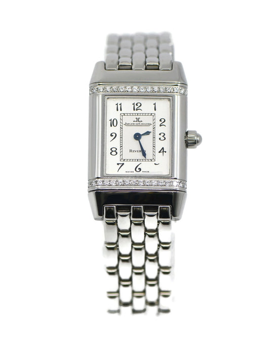 Jaeger LeCoultre Florale Reverso Diamond Stainless Steel Watch Q2658120