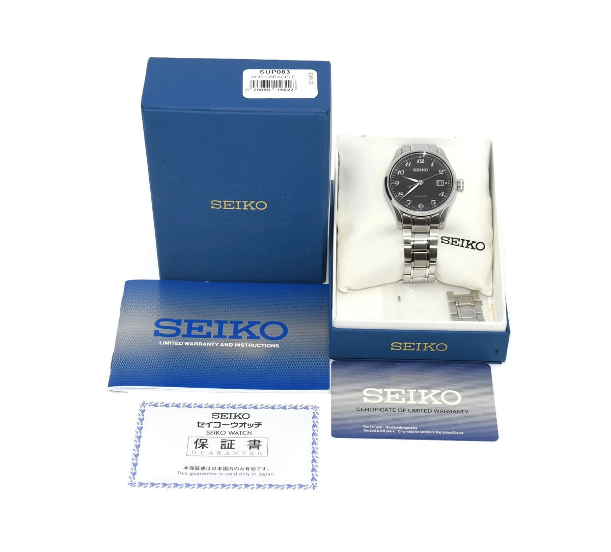 Seiko Presage Stainless Steel Watch SARX039
