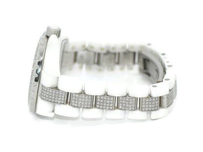 Chanel J12 Diamond White Ceramic Watch H1420