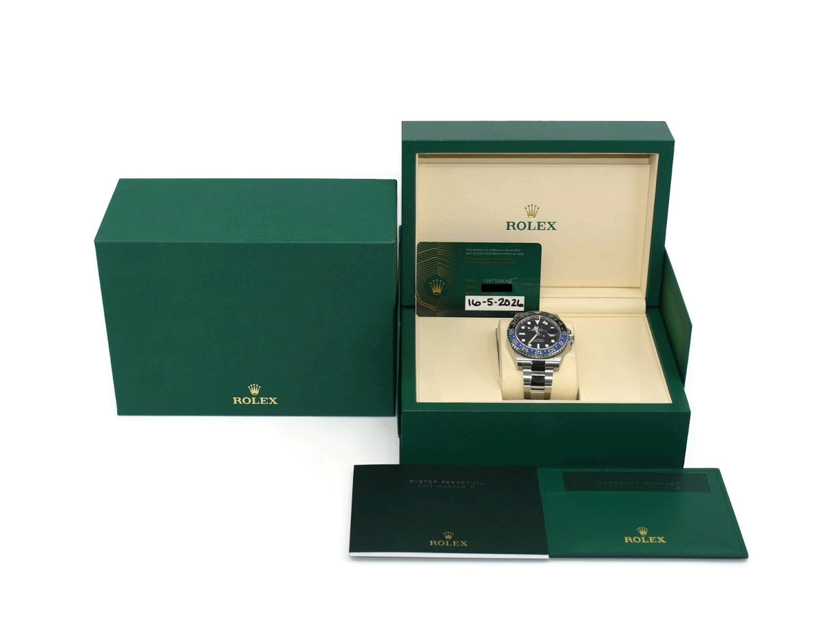 Rolex GMT-Master II Batman Stainless Steel Watch 126710BLNR