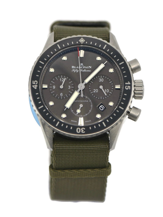 Blancpain Fifty Fathoms Bathyscaphe Stainless Steel Watch 5200-1110-NABA