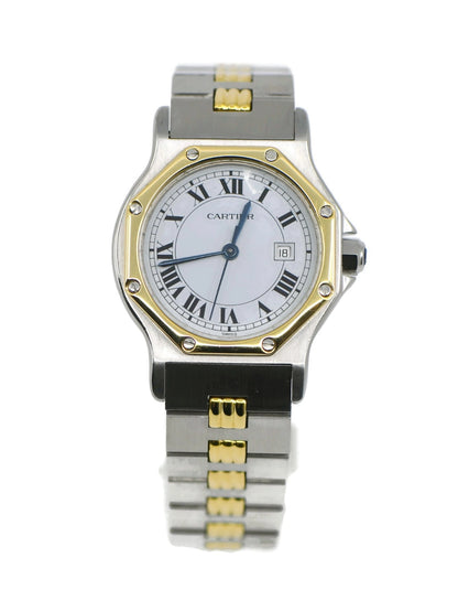 Cartier Santos Octagon 18K/Stainless Steel Watch