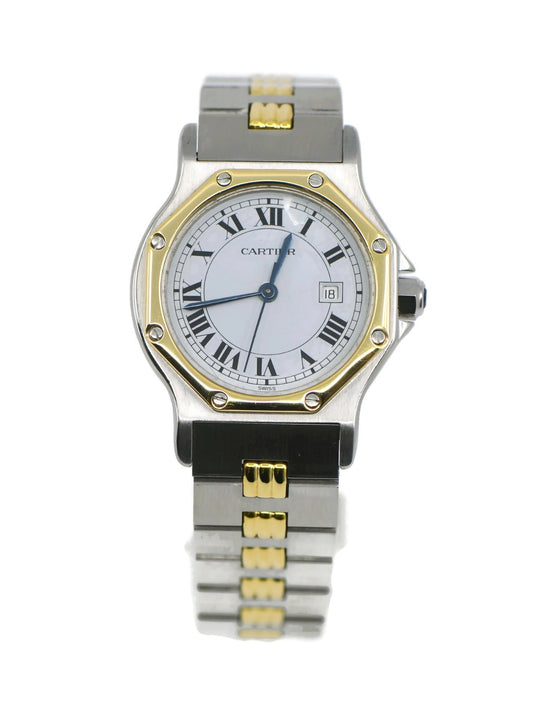 Cartier Santos Octagon 18K/Stainless Steel Watch
