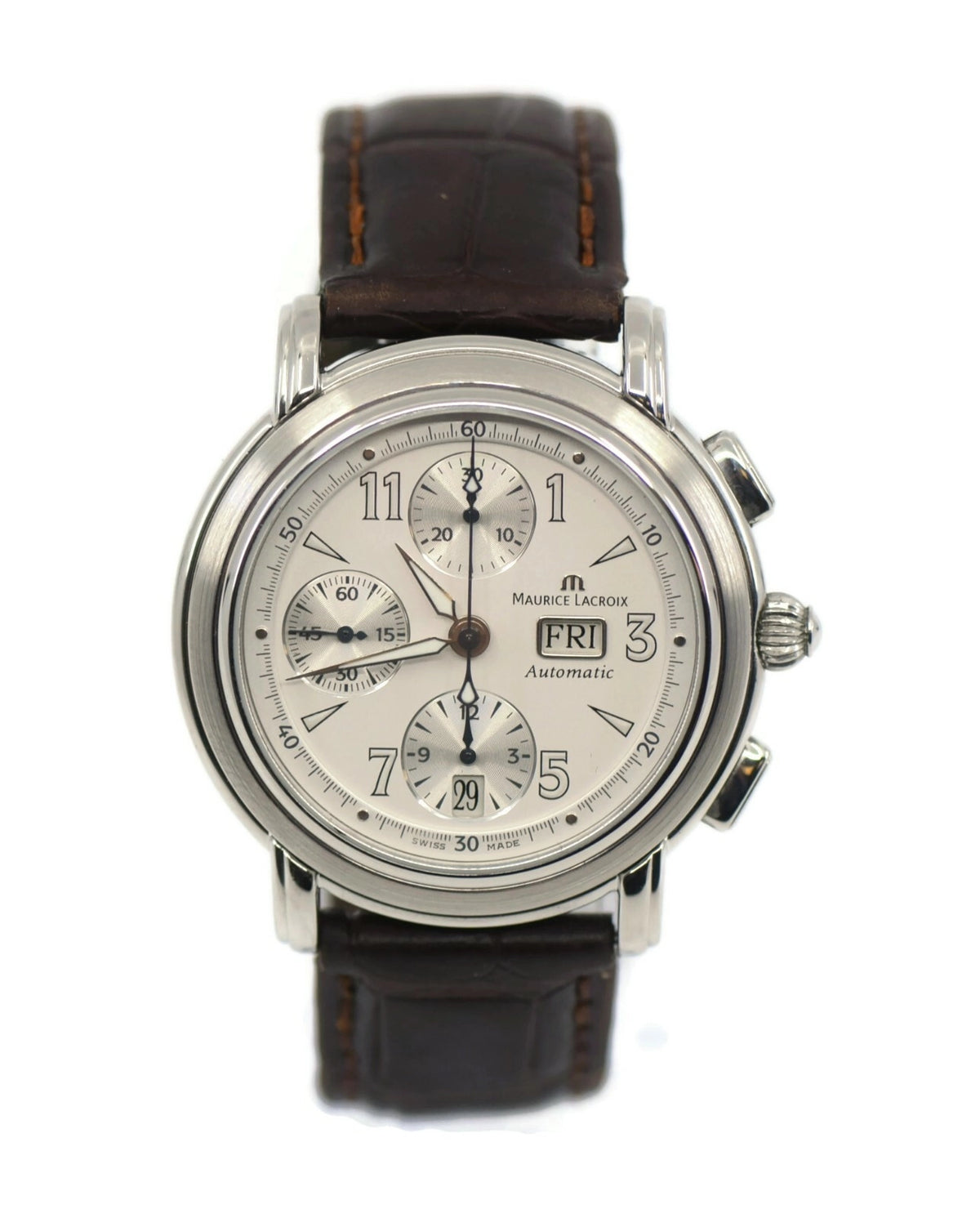 Maurice Lacroix Masterpiece Chronograph Stainless Steel Watch MP6318