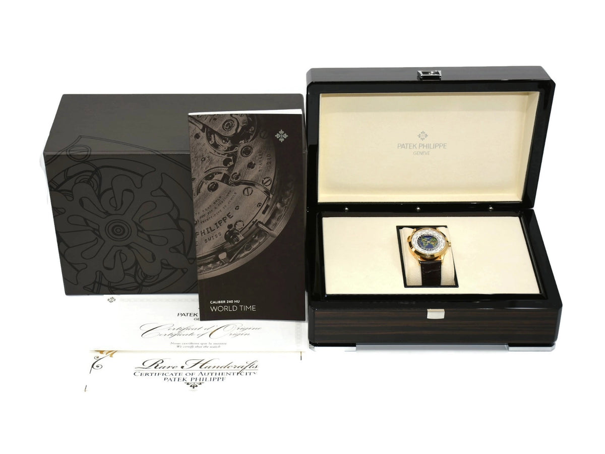 Patek Philippe World Timer 18K Yellow Gold Watch 5231J-001