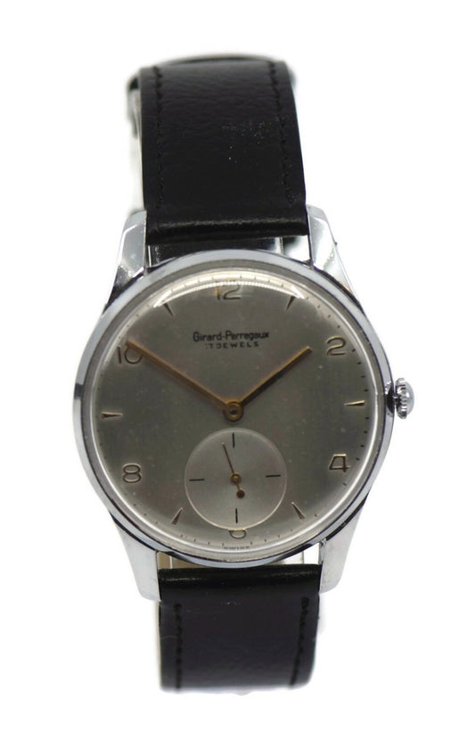 Girard Perregaux Vintage Stainless Steel Watch
