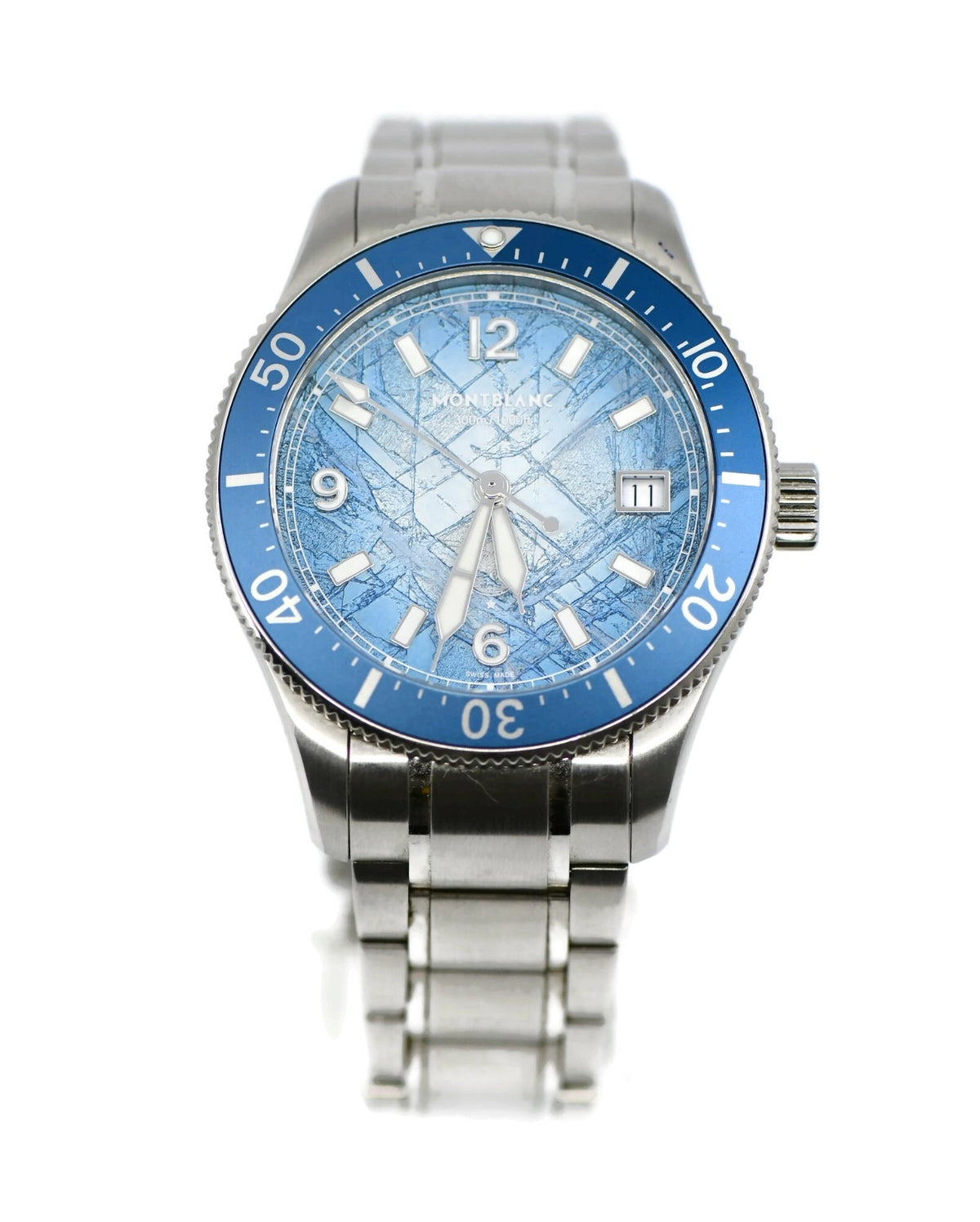 Montblanc Icea Sea Stainless Steel Watch 134022