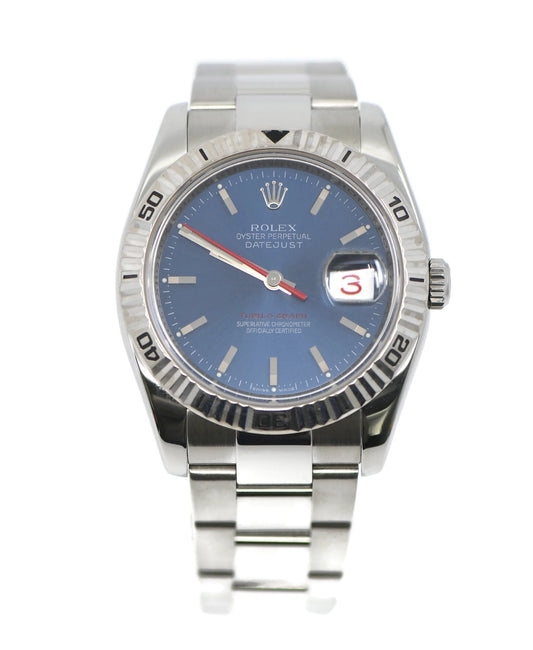 Rolex Datejust Turn-O-Graph Stainless Steel Watch 116264