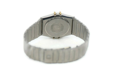 Omega Constellation Day Date Two Tone Stainless Steel Watch