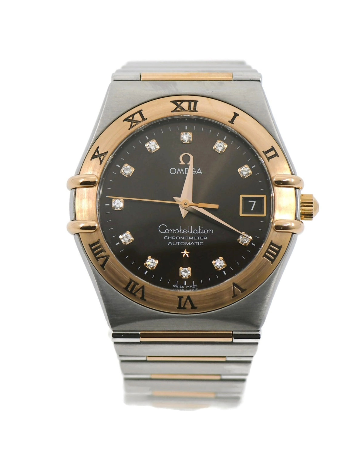 Omega Constellation Diamond 18K/Stainless Steel Watch 123.20.35.20.63.001