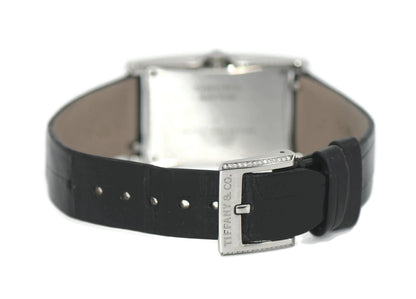 Tiffany & Co East West Diamond Stainless Steel Watch