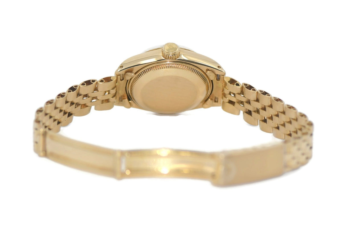Rolex Datejust Tiffany & Co 18K Yellow Gold Watch 6917