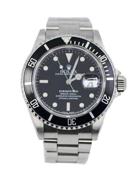 Rolex Submariner Stainless Steel Watch 16610