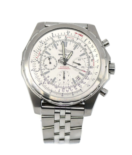 Breitling Bentley Motors Chronograph Stainless Steel Watch A25363