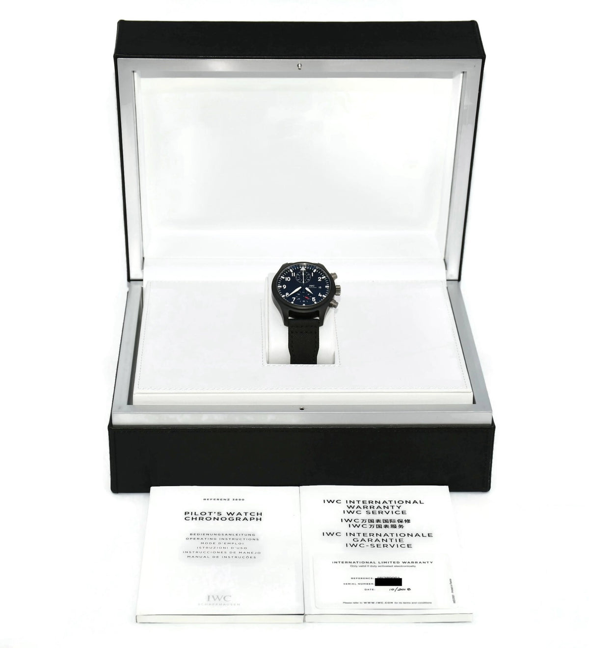 IWC Pilot Top Gun Chronograph Ceramic Watch IW389001