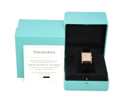 Tiffany & Co Landmark Diamond 18K Rose Gold Watch