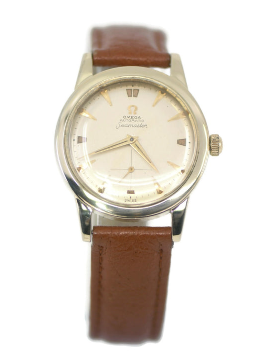 Omega Seamaster 14K Gold Filled Watch 6012