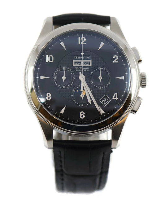 Zenith El Primero Grand Class Chronograph Stainless Steel Watch 03.0520.4100