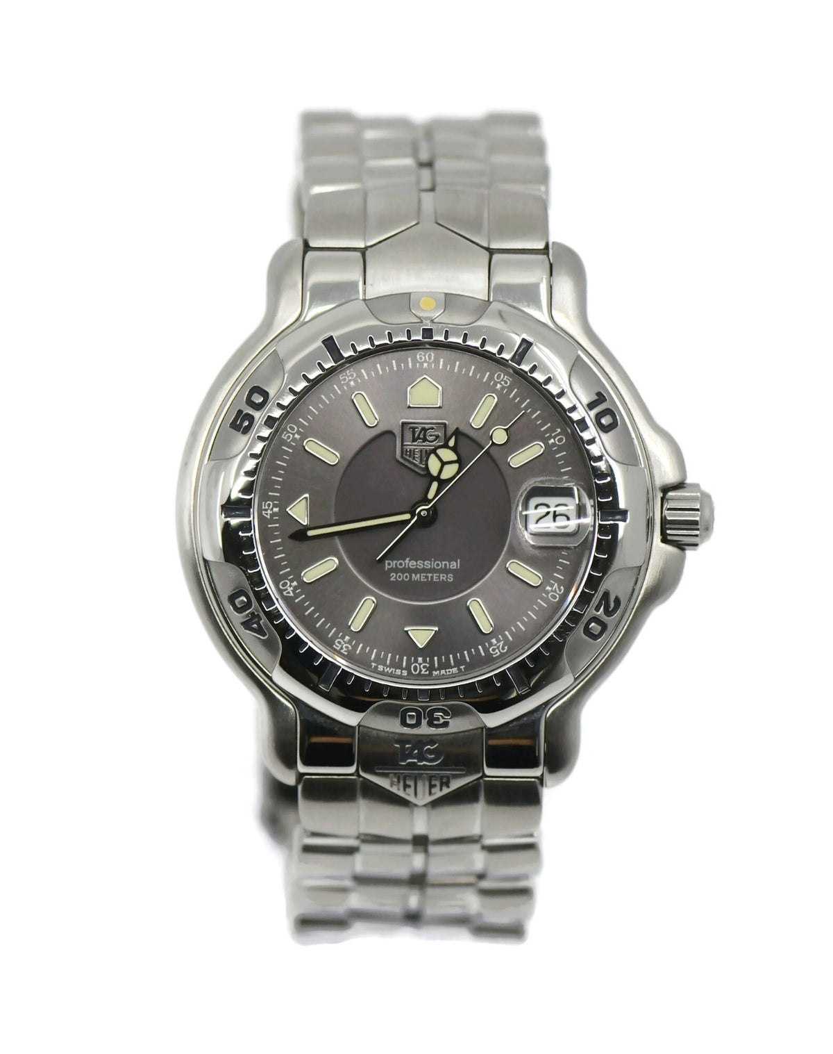 Tag Heuer 6000 Professional Stainless Steel Watch WH1112
