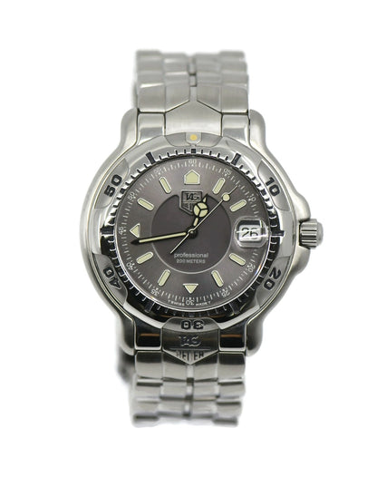 Tag Heuer 6000 Professional Stainless Steel Watch WH1112