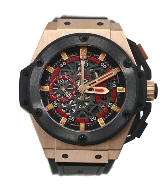 Hublot King Power Red Devil Manchester 18K Rose Gold Watch 716.OM.1129.RX.MAN11