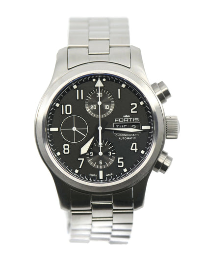 Fortis Aeromaster B-42 Stainless Steel Watch 656.10.141