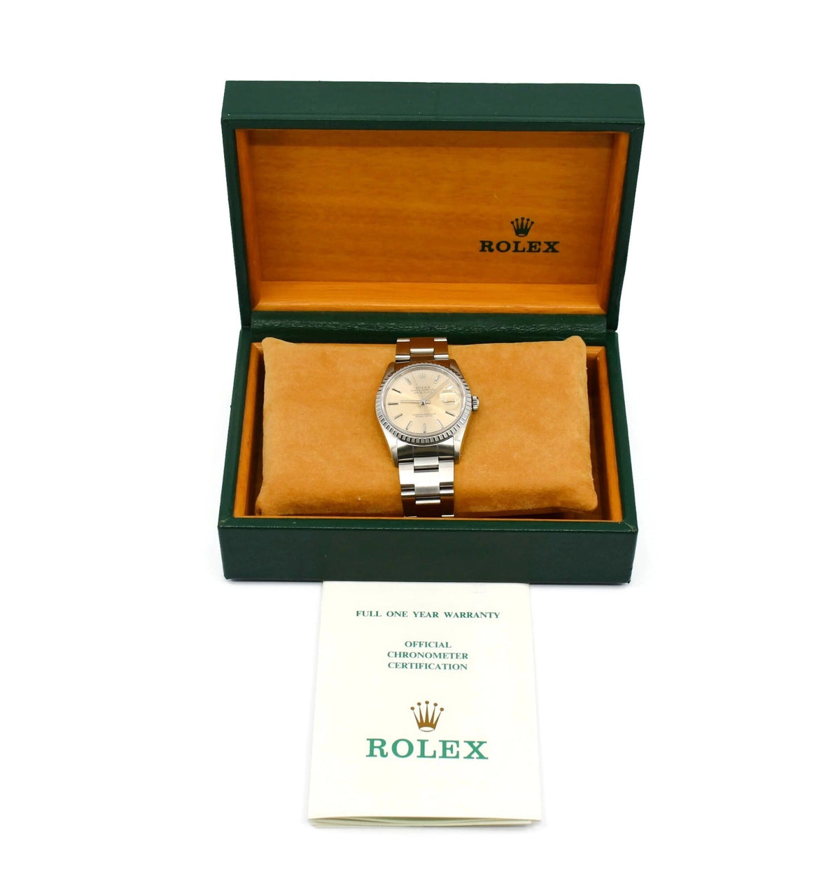 Rolex Datejust IBM Award Stainless Steel Watch 16220