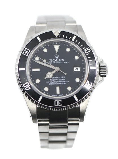 Rolex Sea Dweller Stainless Steel Watch 16600