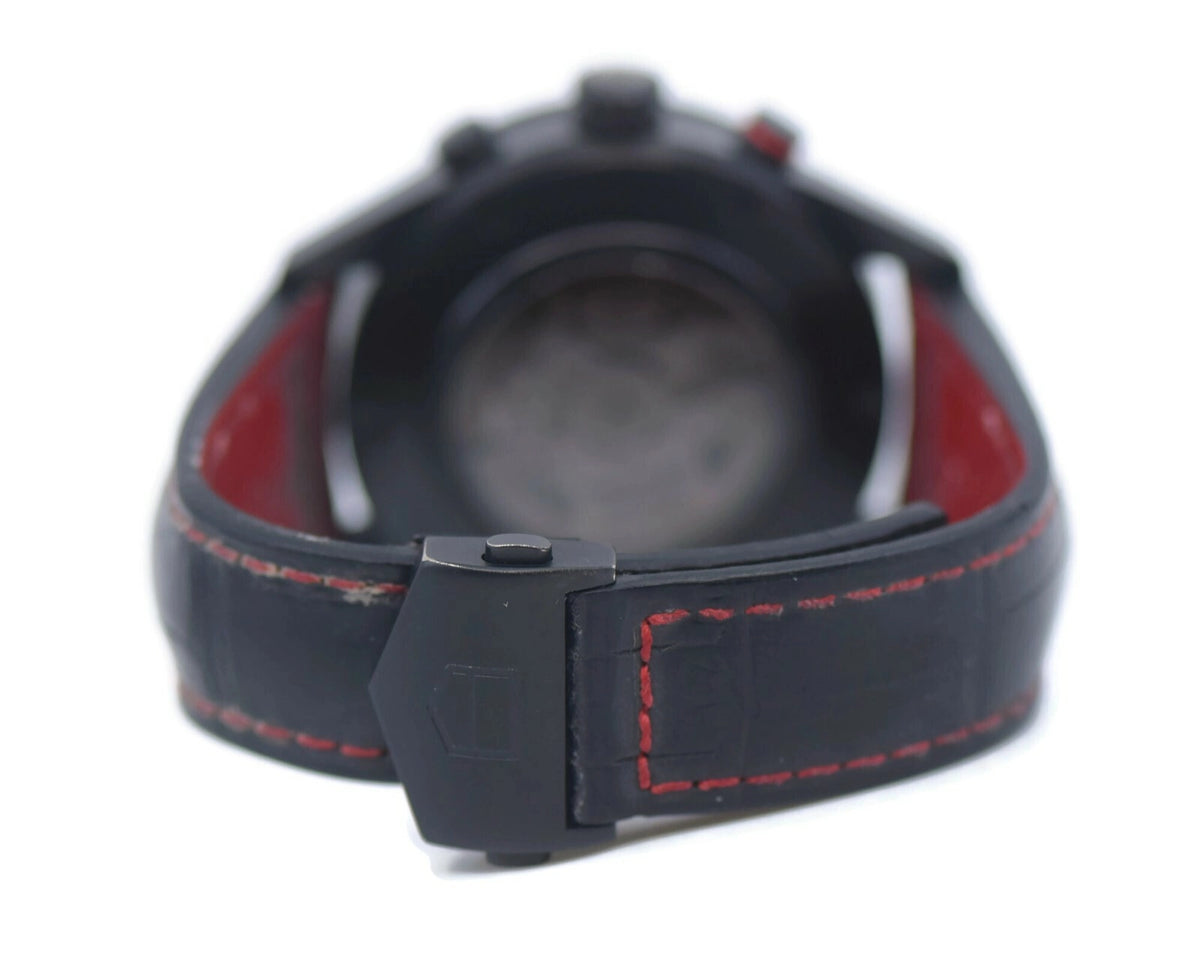 Tag Heuer Carrera Chronograph Black Titanium Watch CV2A81