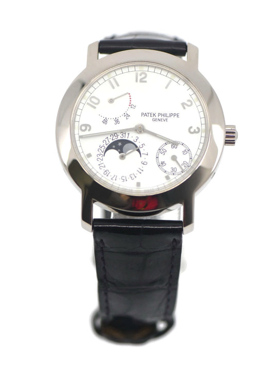 Patek Philippe Complications 18K White Gold Watch 5055G