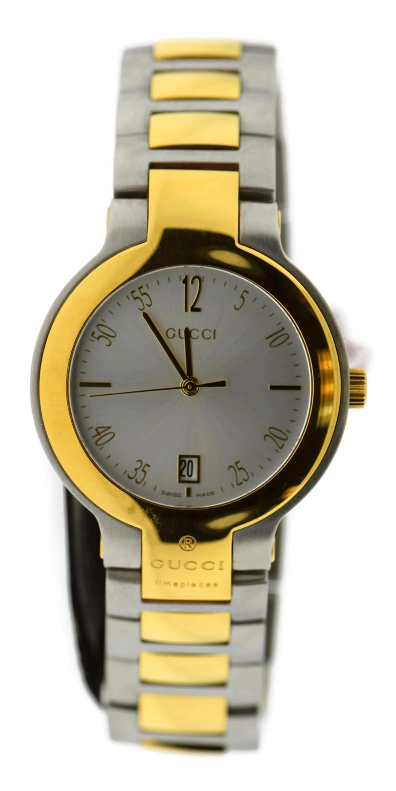 Gucci Two Tone Stainless Steel Watch YA089304