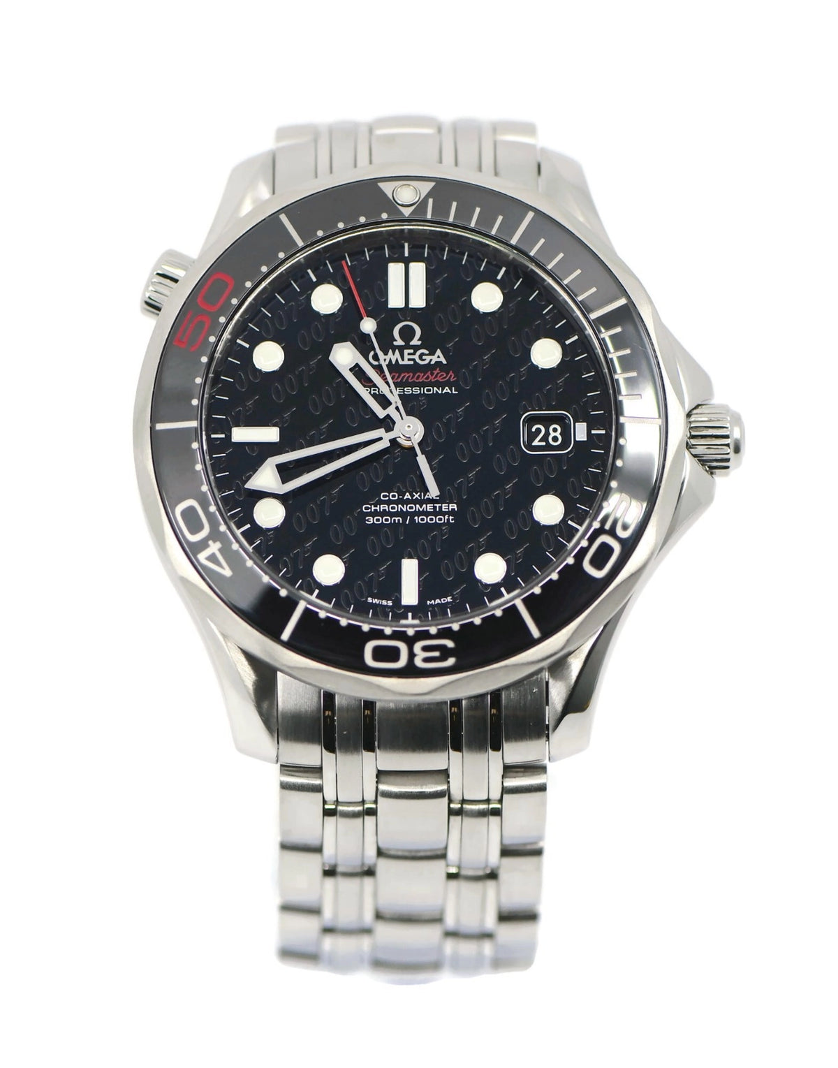Omega Seamaster 50th Anniversary Bond Stainless Steel Watch 212.30.41.20.01.005