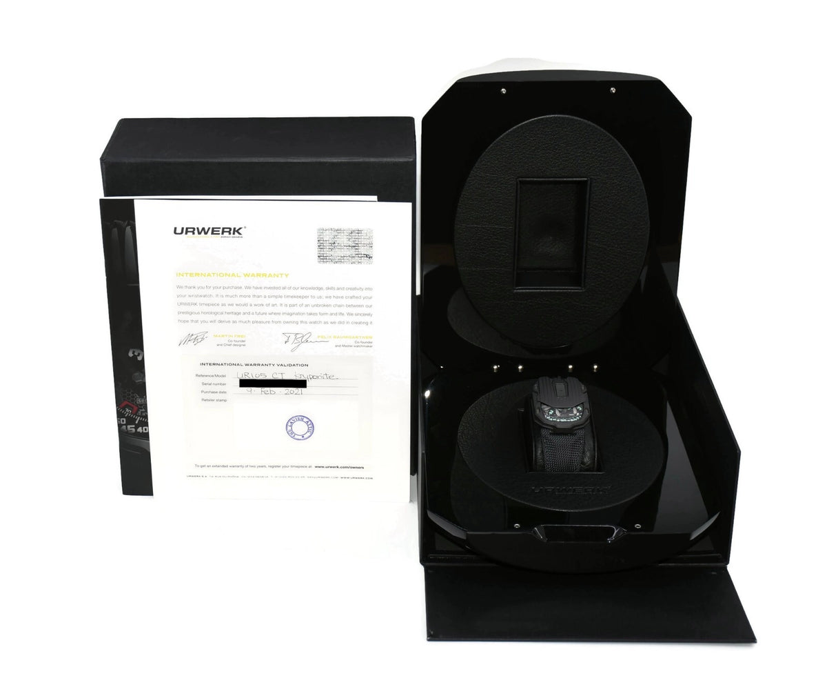 Urwerk Kryptonite Black Titanium Watch UR105CT