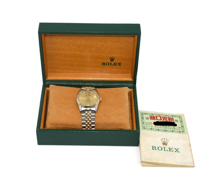 Rolex Datejust Diamond 18K/Stainless Steel Watch 16233