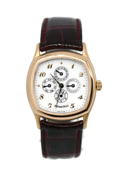Audemars Piguet John Schaeffer Triple Calendar 18K Rose Gold Watch 25870OR