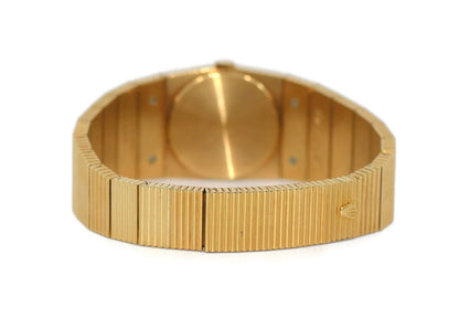 Rolex Queen Midas Blue Dial 18K Yellow Gold Watch 4343