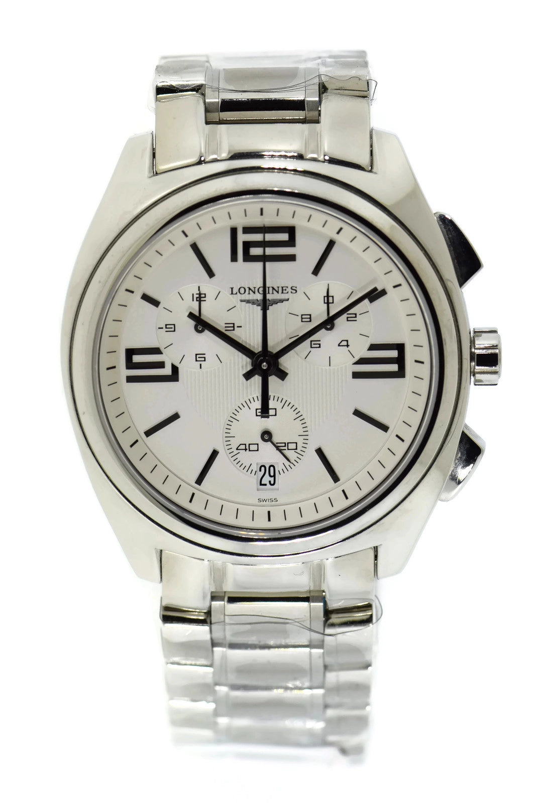 Longines Grand Vitesse Chronograph Stainless Steel Watch L3.635.4
