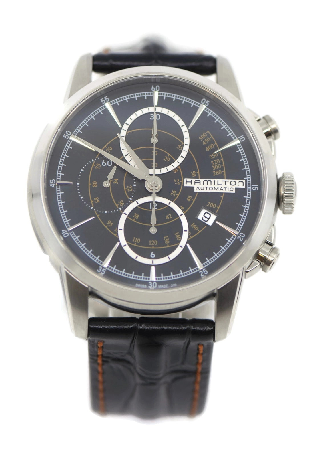 Hamilton Railroad Chronograph Stainless Steel Watch H40656731