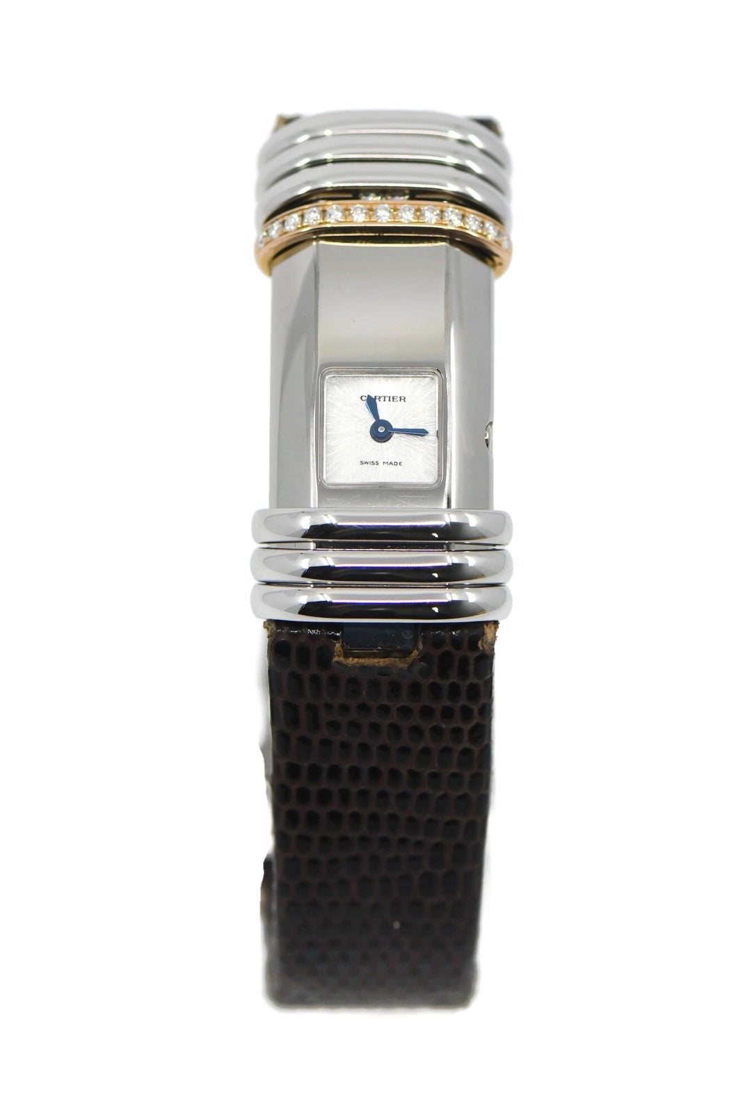 Cartier Declaration Diamond Stainless Steel Watch WT000830