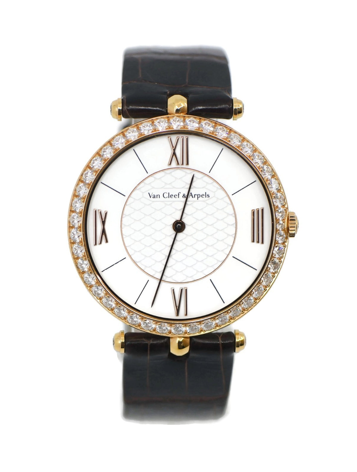 Van Cleef & Arpels Pierre Diamond 18K Rose Gold Watch