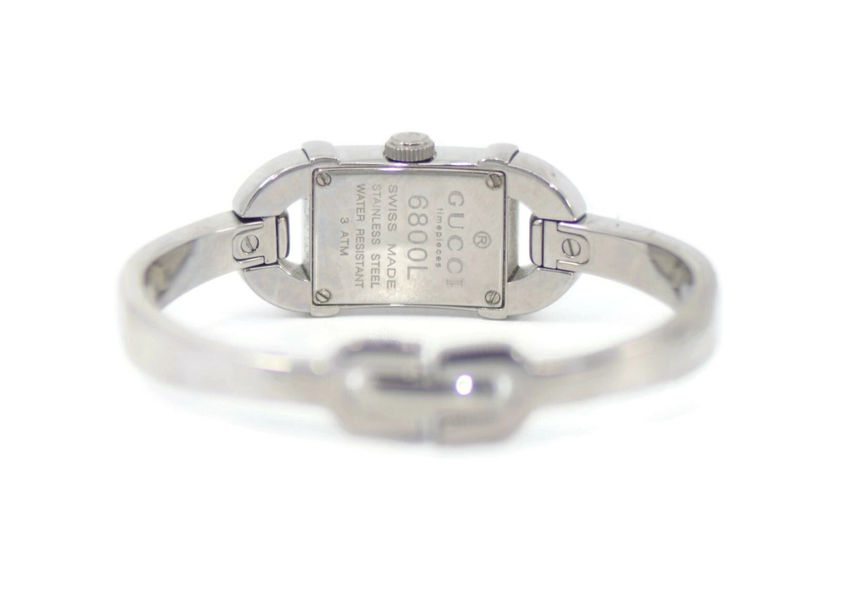 Gucci Stainless Steel Bangle Watch 6800L