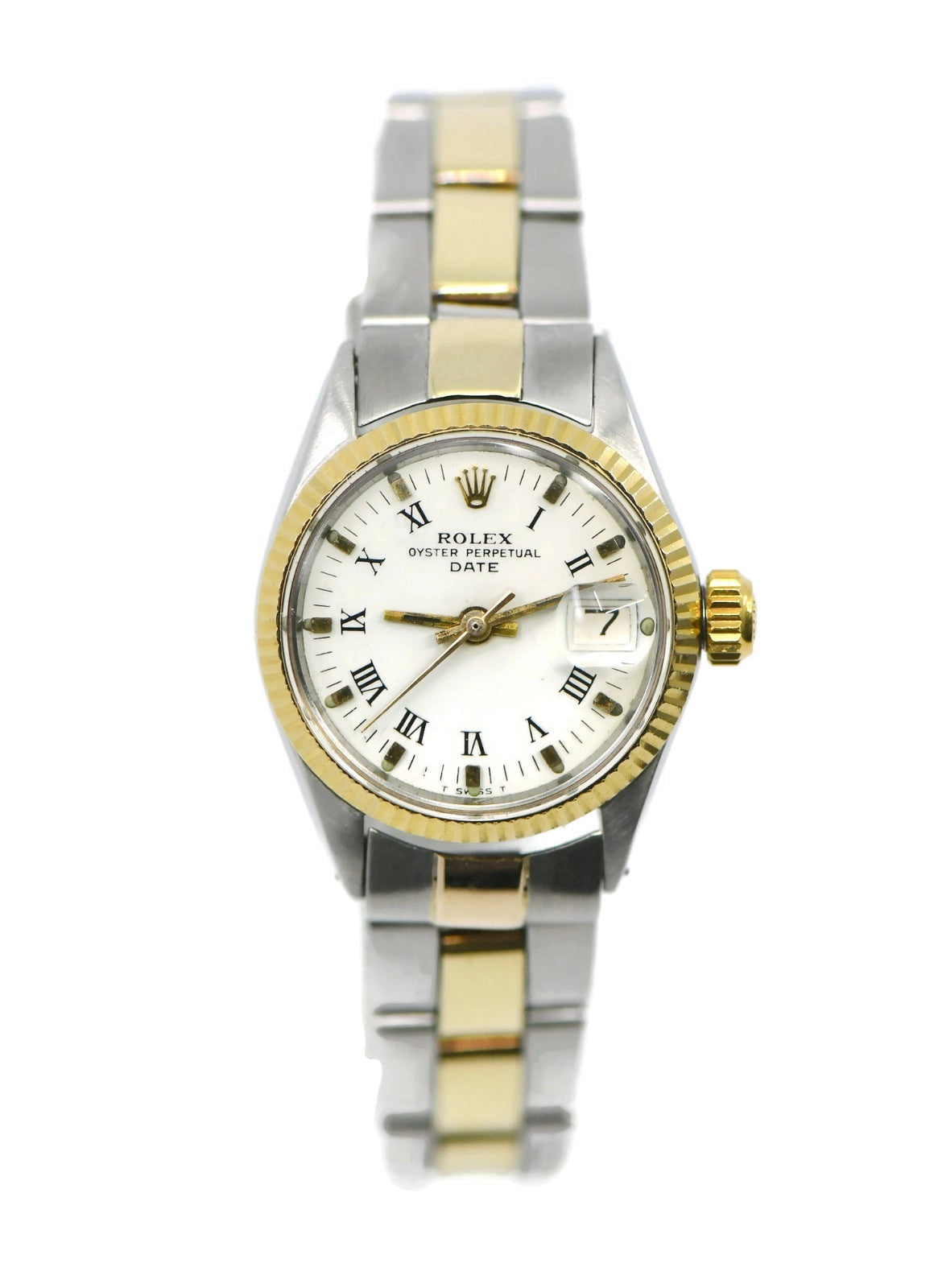 Rolex Oyster Perpetual Date Stainless Steel Watch 6516