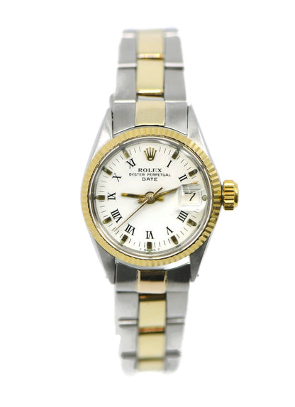 Rolex Oyster Perpetual Date Stainless Steel Watch 6516