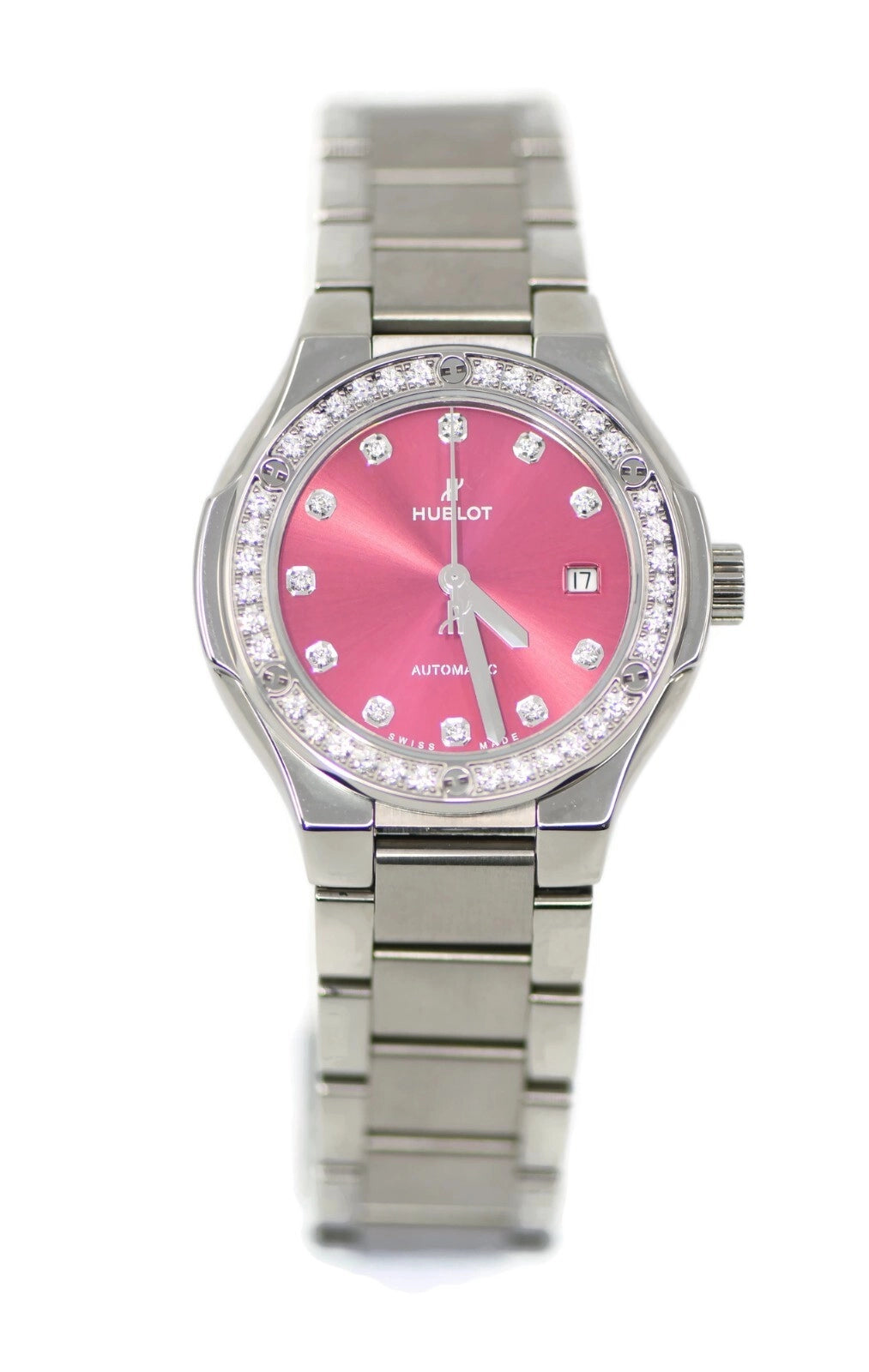 Hublot Classic Fusion Diamond Titanium Watch 585.NX.897V.NX.1204
