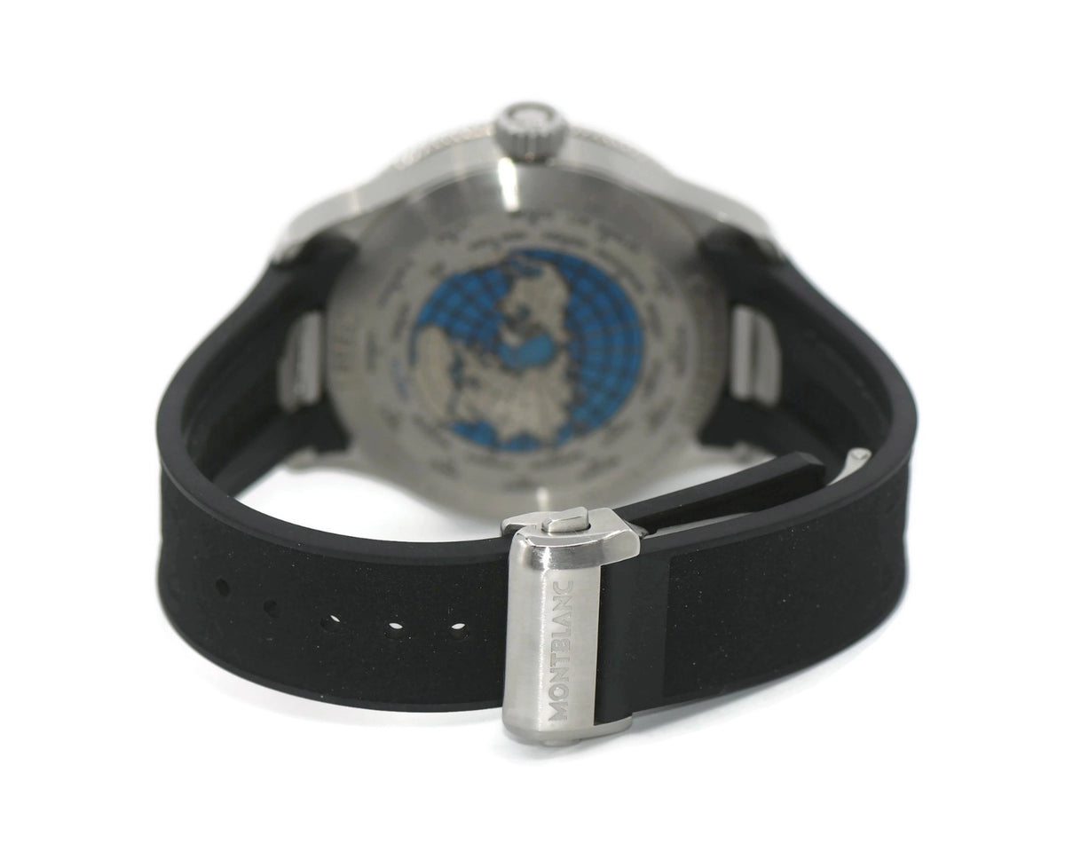 Montblanc 1858 GMT Stainless Steel Watch 129766